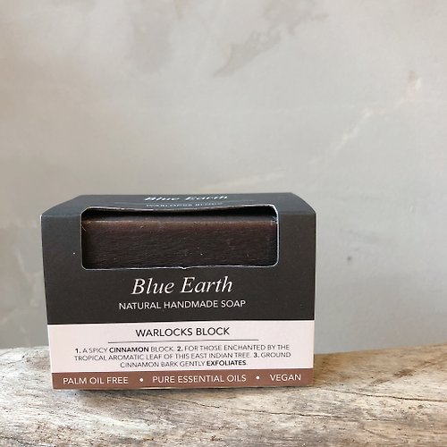 Blue Earth 肉桂磨砂溫和清潔肥皂