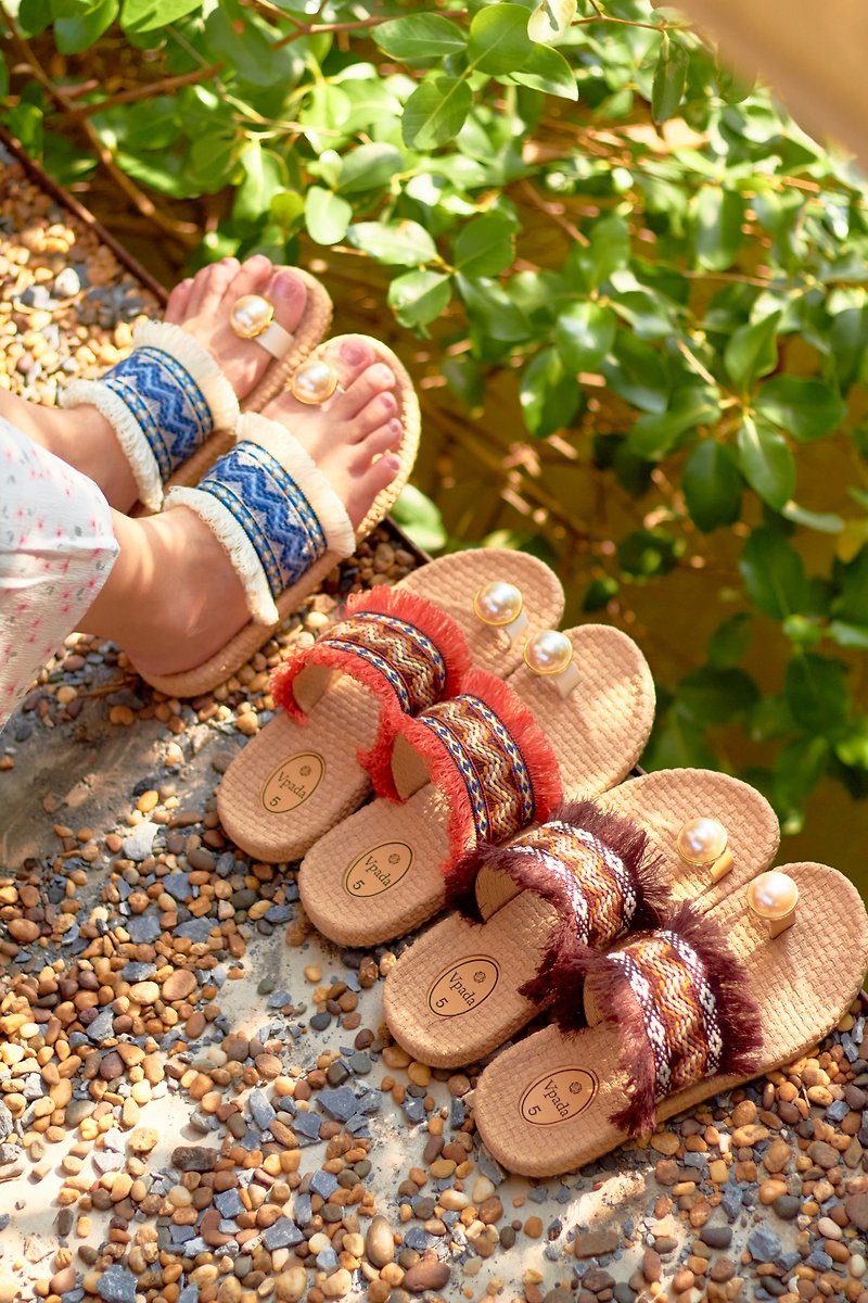 Summer sandals - 拖鞋 - 防水材質 卡其色