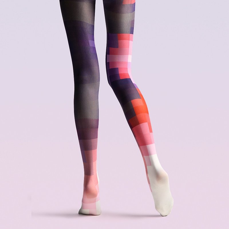 Viken plan designer brand pantyhose cotton socks creative stockings pattern stockings faint - Socks - Cotton & Hemp 
