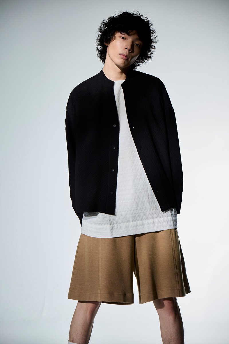 v領襯衫 - 女襯衫 - 其他材質 