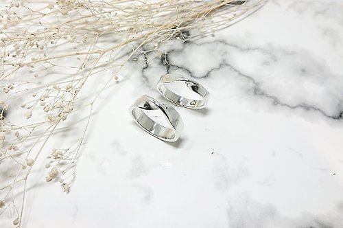 Ciao金工-Jewelry Design 【客製化禮物】純銀 莫比烏斯窄【無限】
