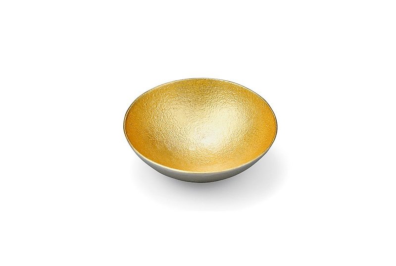 ゴールデンフォイルパーフェクトソースプレート-M - 小皿 - 金属 ゴールド