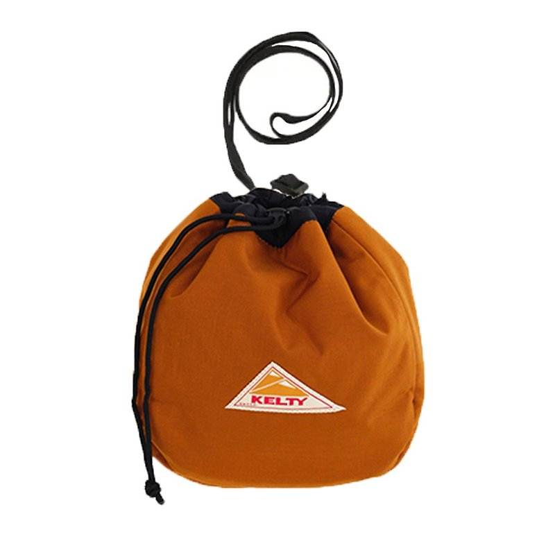 KINCHAKU Shoulder Bag (14 Colors) - กระเป๋าแมสเซนเจอร์ - ไนลอน สีนำ้ตาล