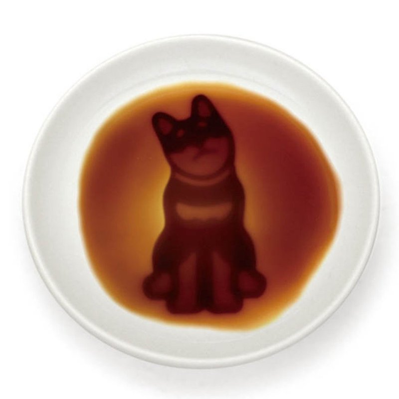 Shiba Inu Layer Sauce Dish - จานเล็ก - ดินเผา 