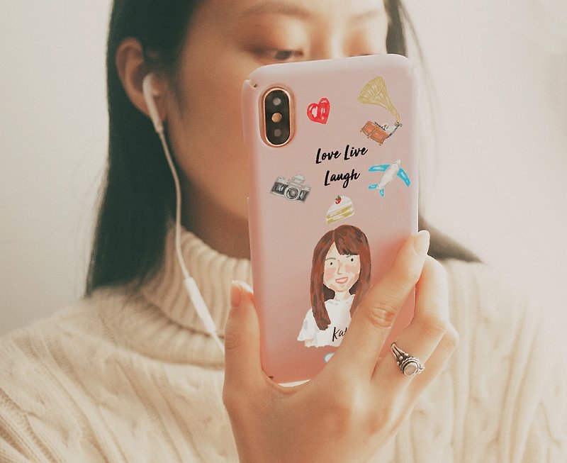 Quote Phone Case Customize Gifts iPhone XS Andriod Samsung S10 - Phone Cases - Plastic Pink
