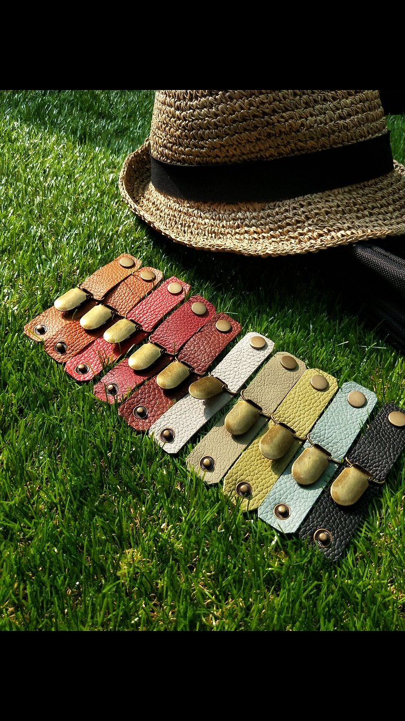Miss Zhan's hat clip - Other - Genuine Leather Multicolor