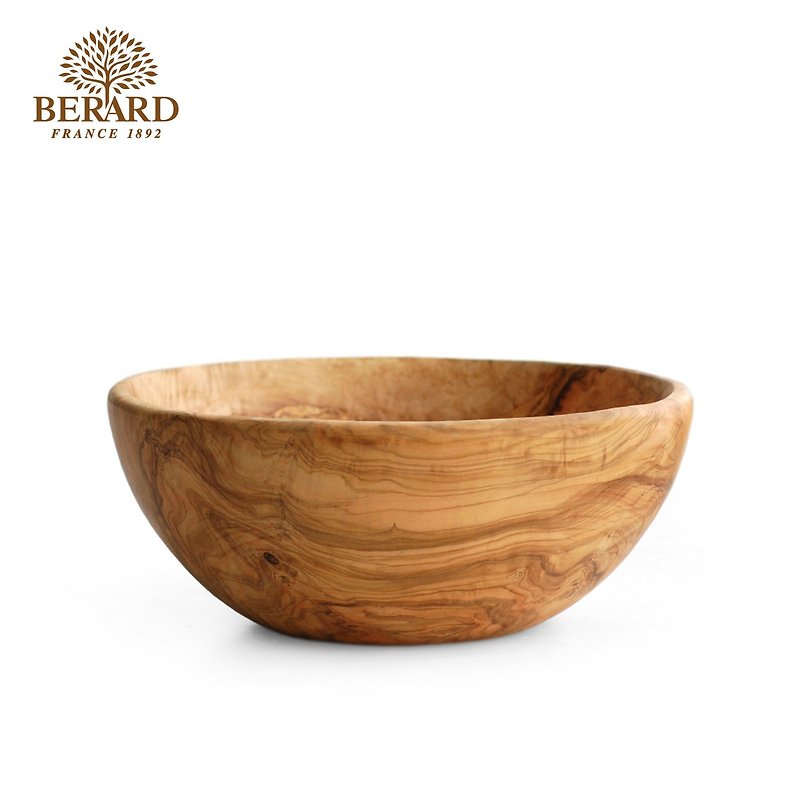 法國 Berard 畢昂原木食具 手工橄欖木碗 15cm - 碗 - 木頭 咖啡色