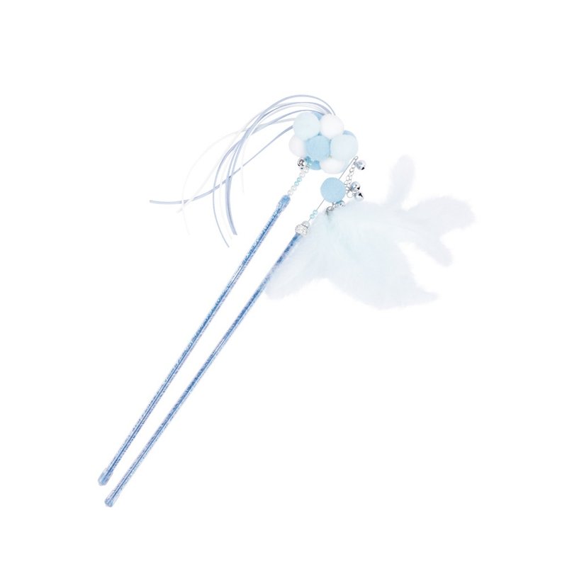 【MPETS】それぞれの魔法の杖が柔らかなデザインを纏います！ムーンキャット 猫じゃらし（選べる6種類） - おもちゃ - その他の素材 多色