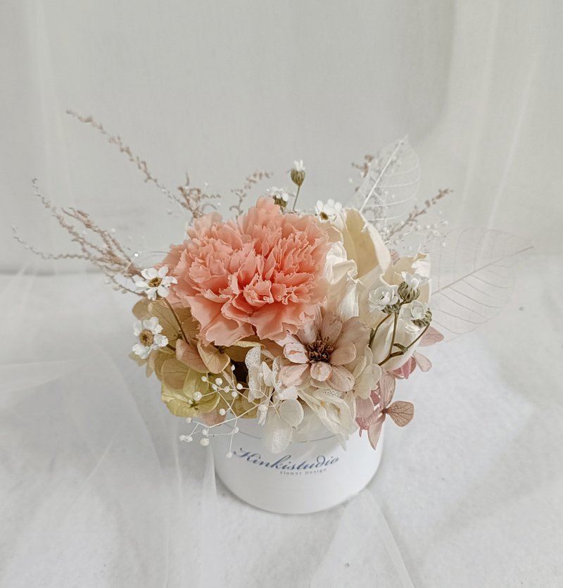 情人節禮物花束永生康乃馨盆花  生日求婚結婚捧花永生乾燥花畢業 - 乾燥花/永生花 - 植物．花 粉紅色