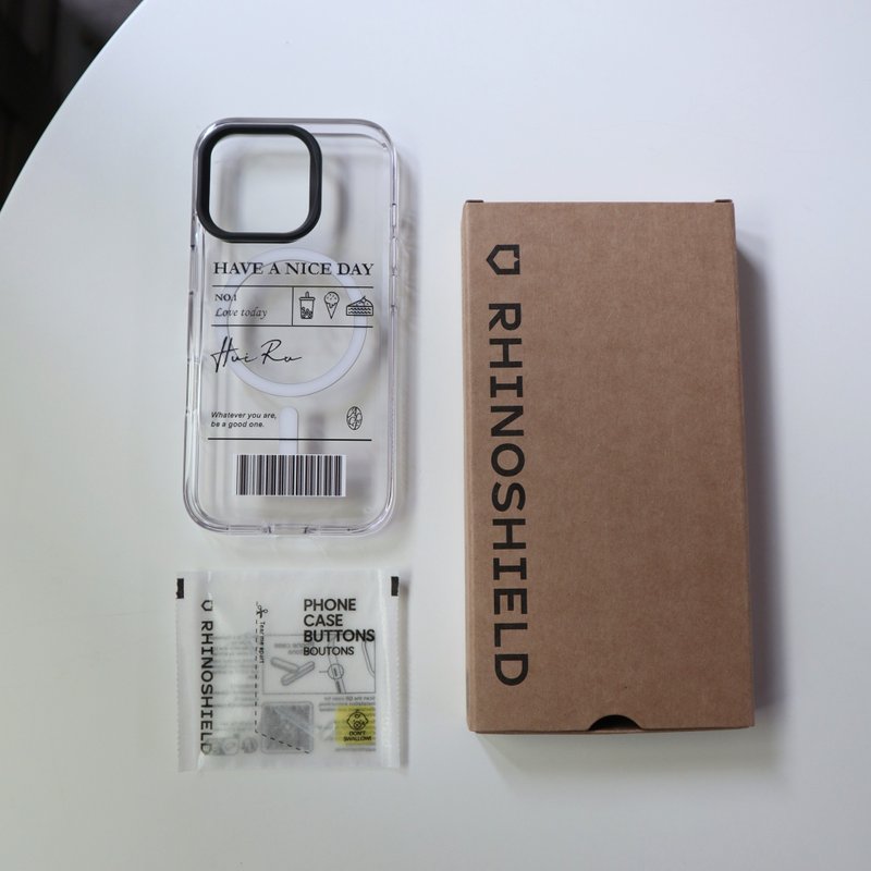 【Have A Nice Day】| Clear 犀牛盾 客製化載具 透明殼 i12以上 - 手機殼/手機套 - 其他材質 透明
