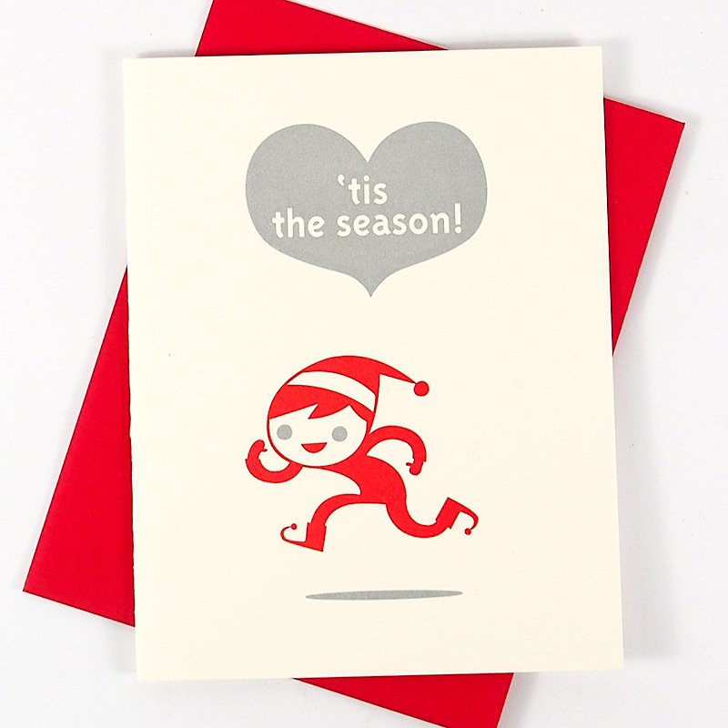 這個季節 耶誕卡片【Fugu凸版印刷 聖誕節系列】 - 心意卡/卡片 - 紙 多色