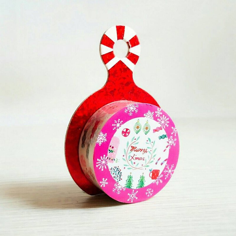【Hoppy】 Christmas paper tape X'mas-Wreath / GTIN: 4713077971697 - Washi Tape - Paper 