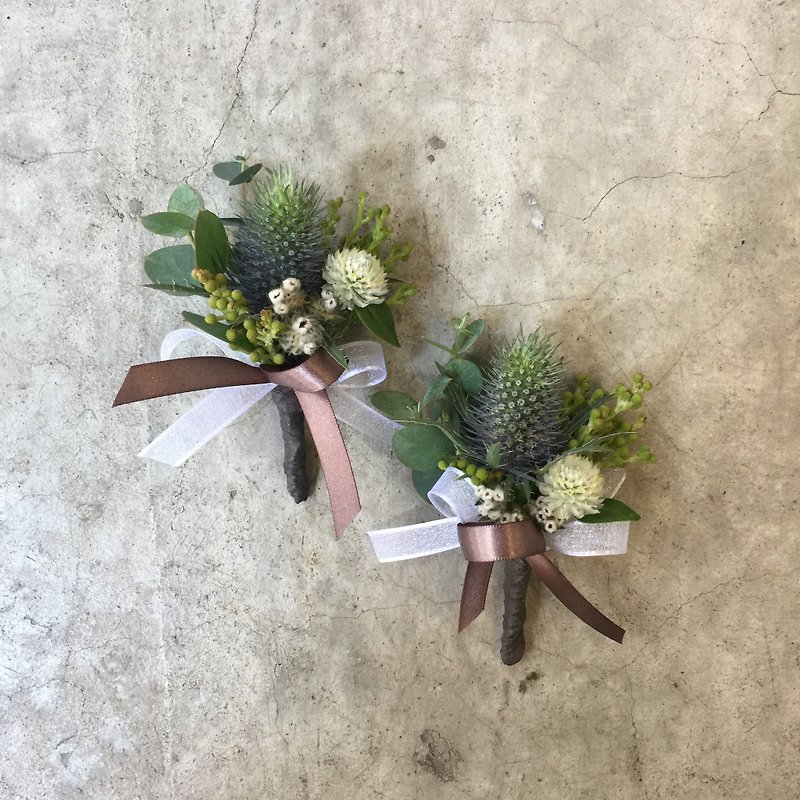 Flowers|Corsage|Blue||Customized Corsage|Limited to Taipei - ตกแต่งต้นไม้ - พืช/ดอกไม้ สีน้ำเงิน