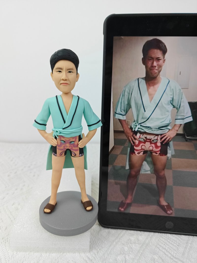 客制化人物公仔 人偶 3D人像畫 似顏繪 肖像 定制 生日 紀念 禮物 - 公仔/玩偶 - 黏土 多色