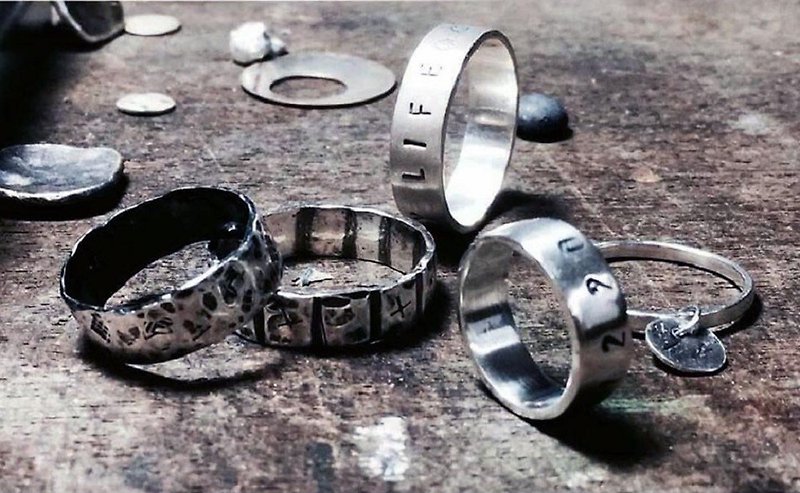 [Experience] a day Silver ring / metalworking / wedding ring / wedding - งานโลหะ/เครื่องประดับ - เงินแท้ 