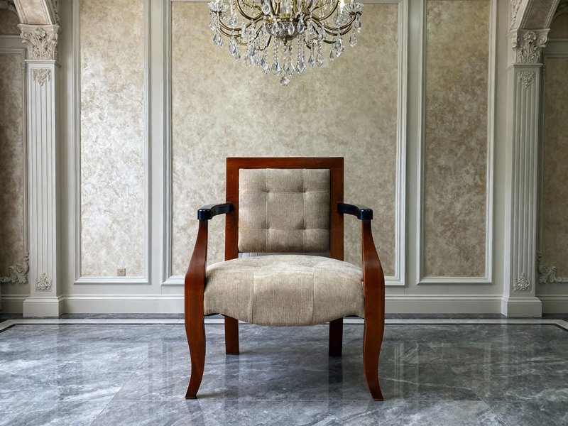 神聖細木作家具-王妃椅/休閒椅/扶手椅 - 椅子/梳化 - 木頭 卡其色