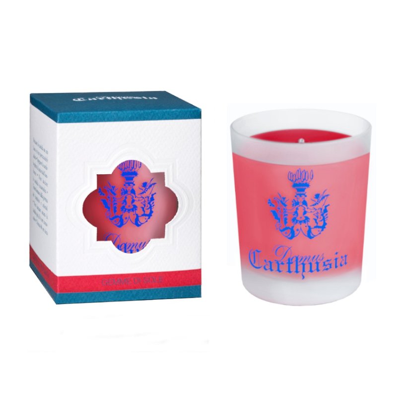 【In Stock】Carthusia, Italy│Sunlight Gemstone Scented Candle/Gemme di Sole - Candles & Candle Holders - Essential Oils Transparent