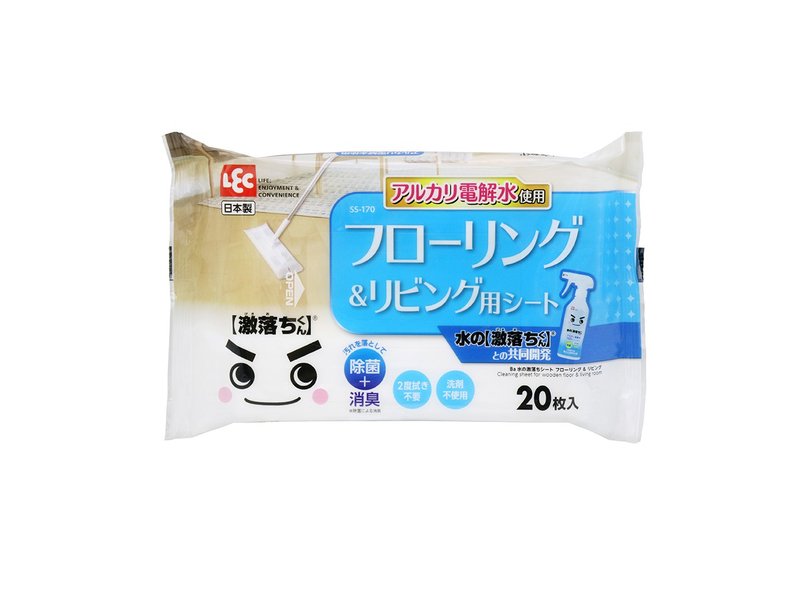 【激落君】日製地板&客廳用擦拭巾20枚入 - 其他 - 其他材質 