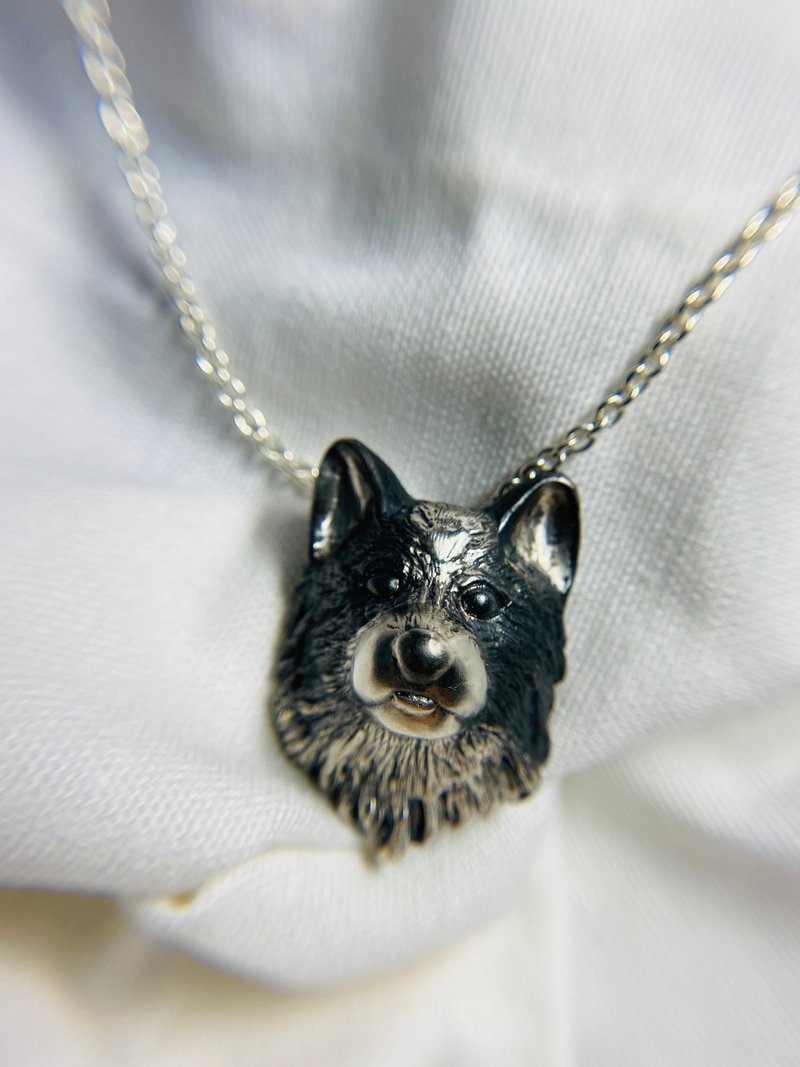 Forever Family-Border Collie - Necklaces - Silver 