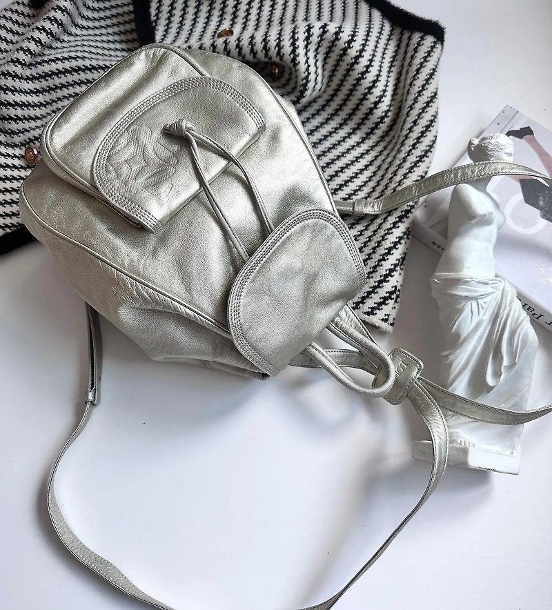Second-hand bag Loewe backpack - Backpacks - Genuine Leather Silver