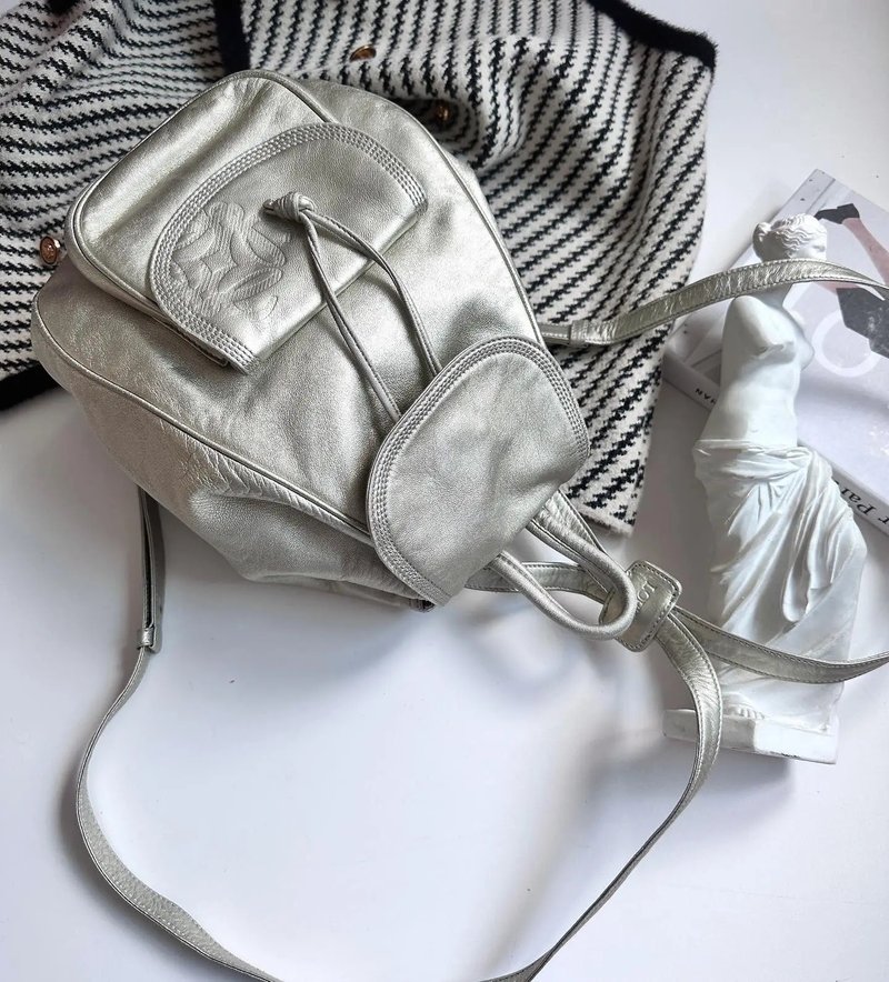 Second-hand bag Loewe backpack - Backpacks - Genuine Leather Silver