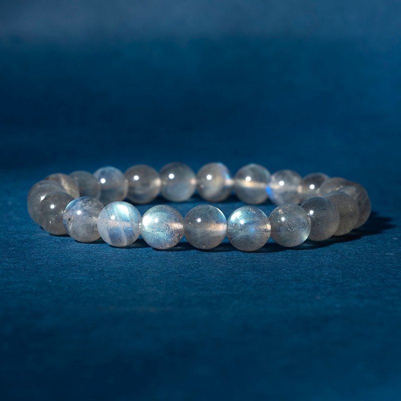 Crystal Bracelets Gray - Labradorite Moonstone Natural Crystal Bracelet | Enhance physical endurance and eliminate fatigue