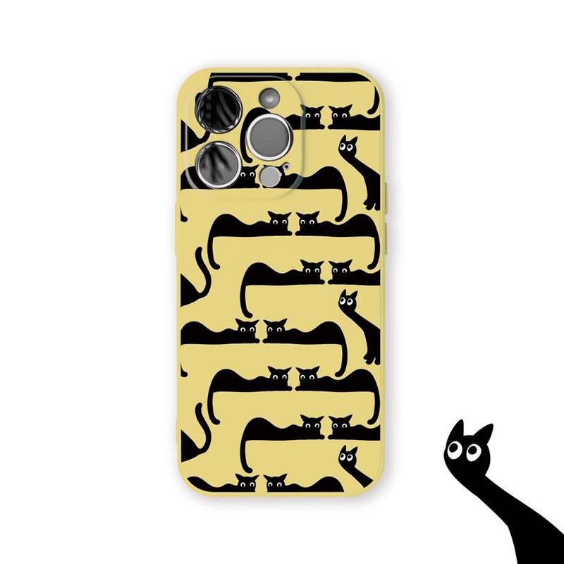 Black CATs so Funny 黑貓日常系列 防摔手機殼 CSBR02 - 手機殼/手機套 - 矽膠 多色