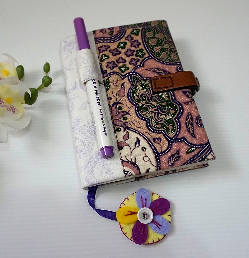 Bali Printed Cotton Pocket Book Diary Drawing Book - Notebooks & Journals - Paper 
