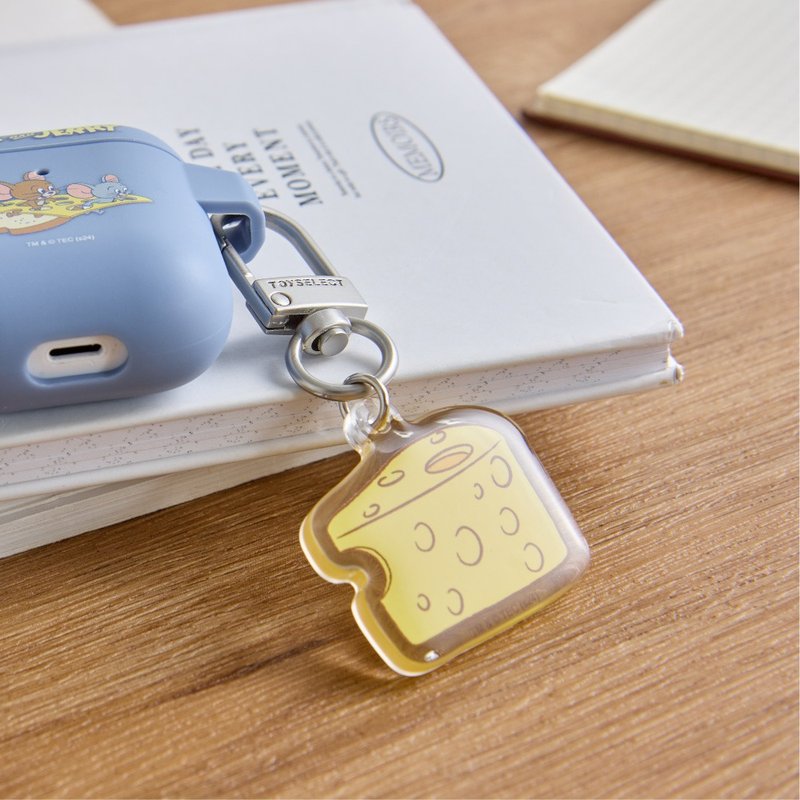 湯姆貓與傑利鼠美味起司塊鑰匙圈 - 鑰匙圈/鑰匙包 - 壓克力 多色