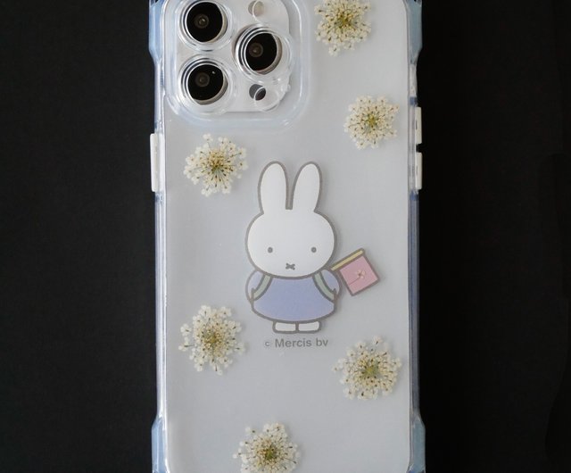 Pinkoi x miffy】押し花iPhoneスマホケース│おでかけミッフィー