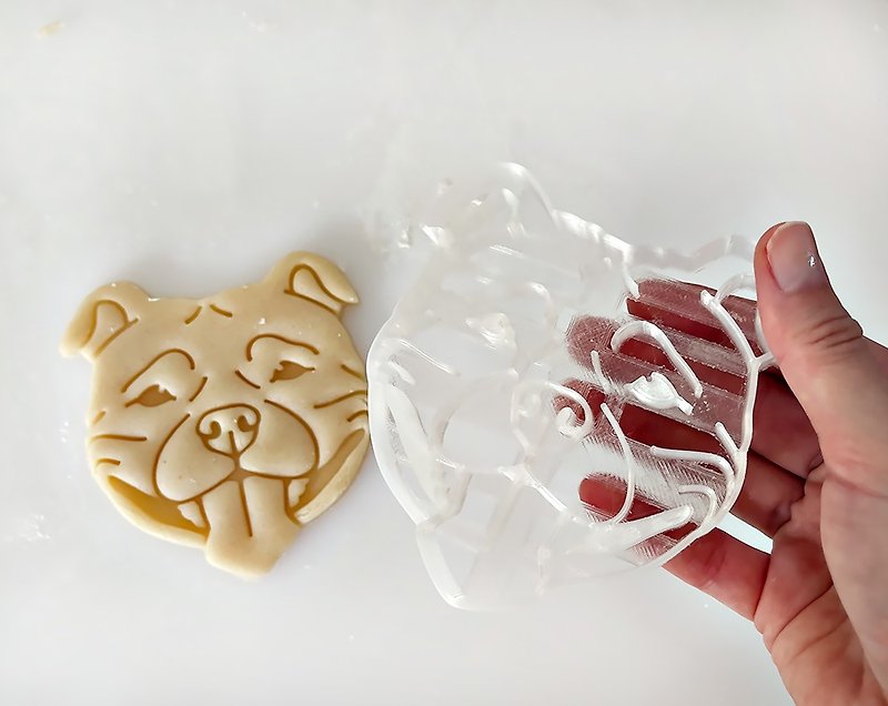 Bully XL Cookie Cutter / American bully / Dog portrait cutter / 3D printed - Other - Plastic 