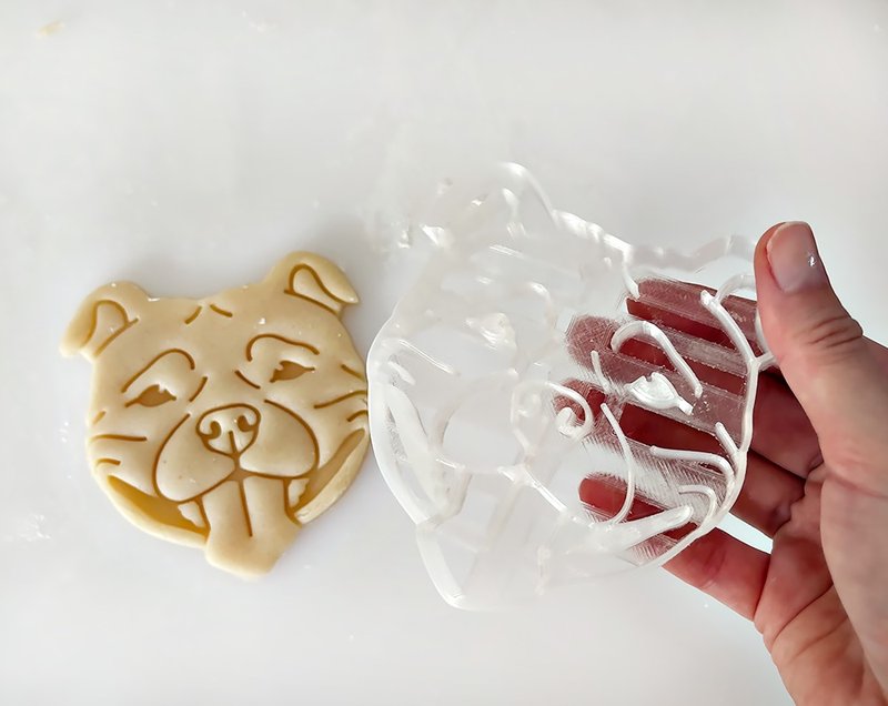 Bully XL Cookie Cutter / American bully / Dog portrait cutter / 3D printed - 其他 - 塑膠 