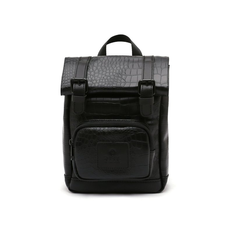 New product 15% off RITE M04mini flying small backpack black crocodile - กระเป๋าเป้สะพายหลัง - วัสดุกันนำ้ หลากหลายสี