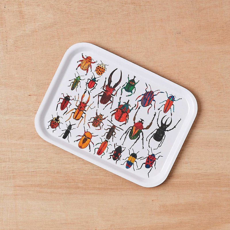 BUG TRAY - Small Plates & Saucers - Wood Multicolor