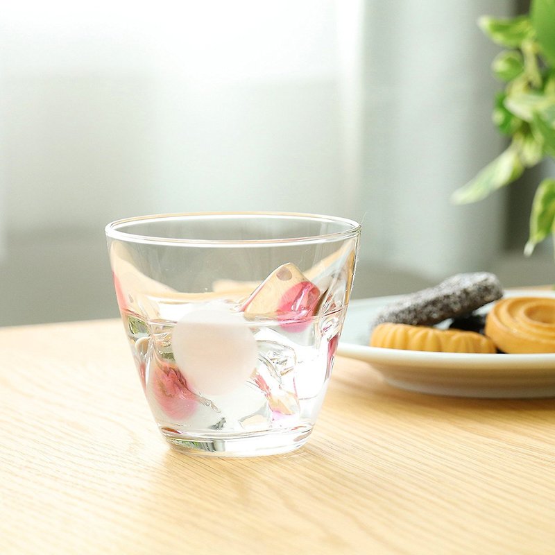 日本ADERIA 水玉點點飲料杯 水杯 / 共2色 - 杯/玻璃杯 - 玻璃 粉紅色