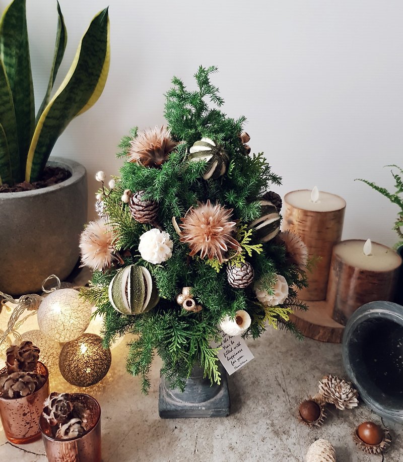 ヨーロピアンスタイルの芝生のフルーツクリスマスツリー|クリスマスプレゼント|家の装飾|大平はお迎えを歓迎します| - ドライフラワー・ブーケ - 寄せ植え・花 グリーン