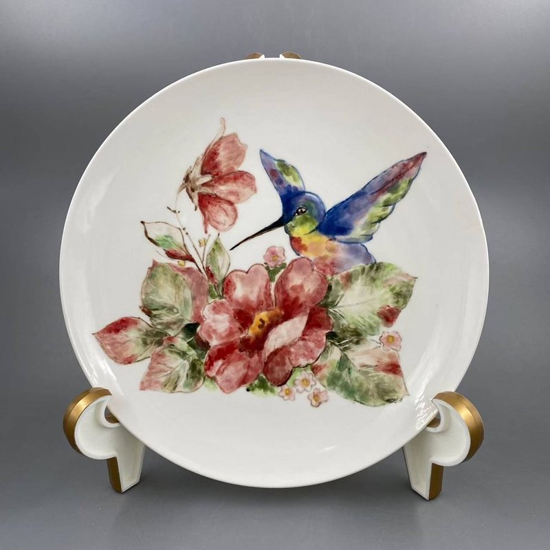 Underglaze painted plate - อื่นๆ - เครื่องลายคราม 