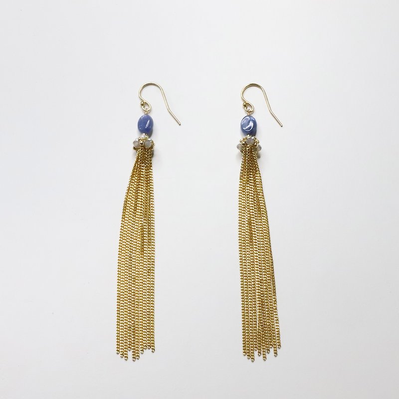 Belle Époque Earring - Earrings & Clip-ons - Semi-Precious Stones Blue