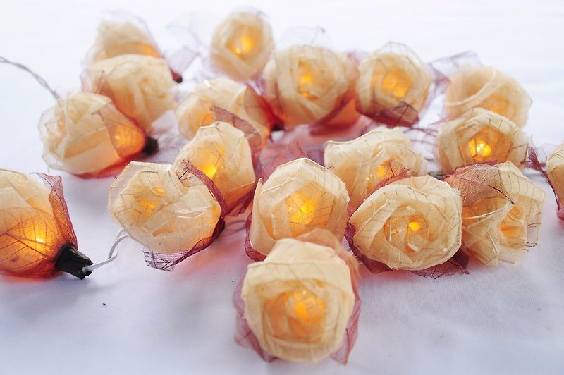 20 Romantic Rose String Fairy Lights for Decoration Wedding Party Bedroom Patio - Lighting - Other Materials 