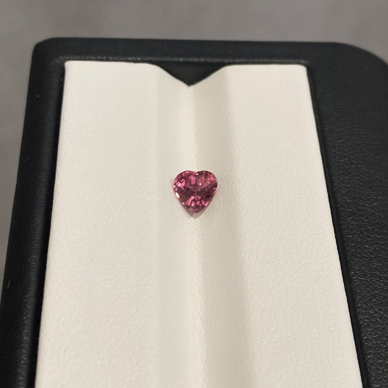 【裸石】碧璽 Tourmaline 心形寶石 6mm 0.92ct LT62 - 項鍊 - 寶石 紫色
