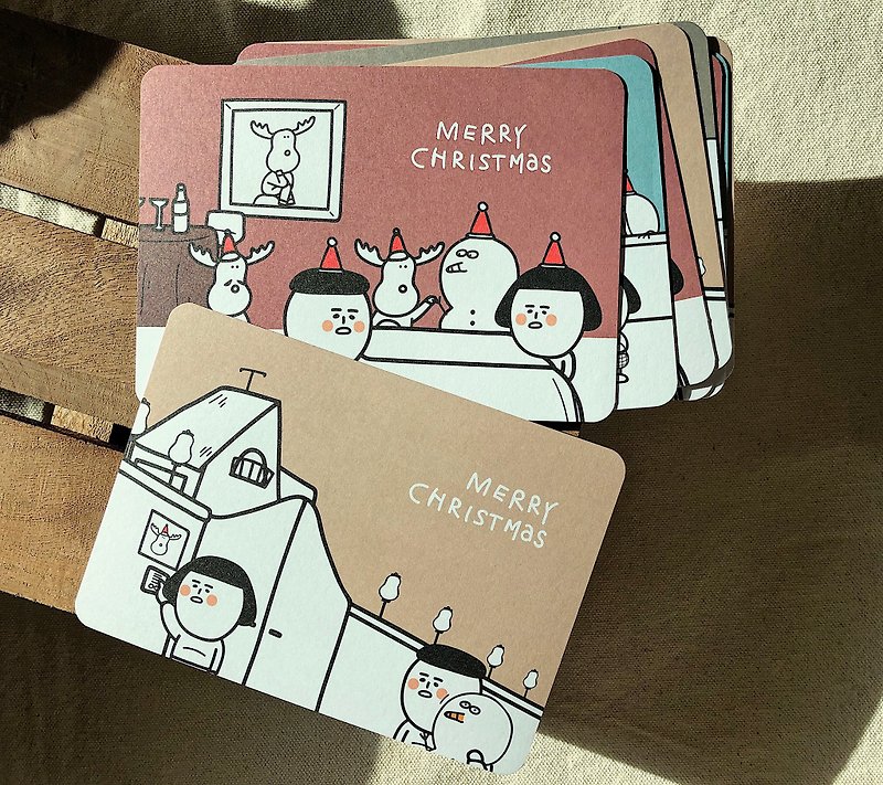 Christmas Card Five Entry Offer Set - การ์ด/โปสการ์ด - กระดาษ 