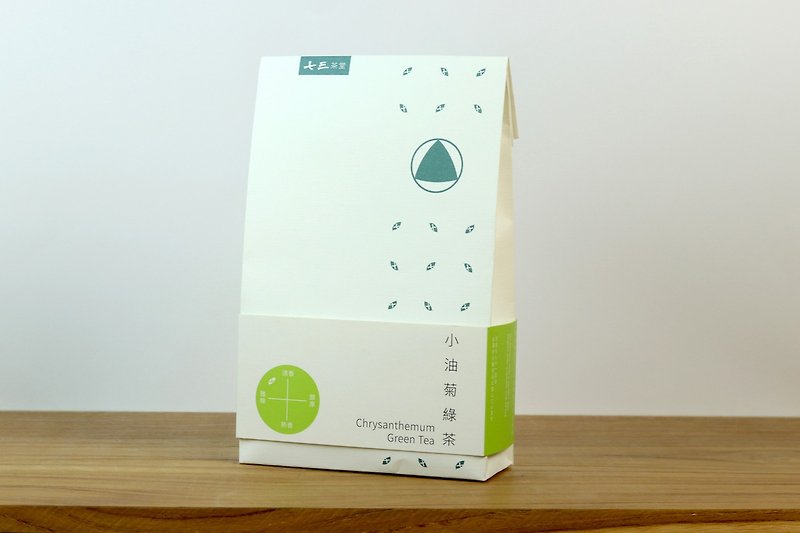【新しい台湾茶の味をお試しください】菊花緑茶 ライフスタイルバッグ（28ティーバッグ） - お茶 - 紙 ホワイト