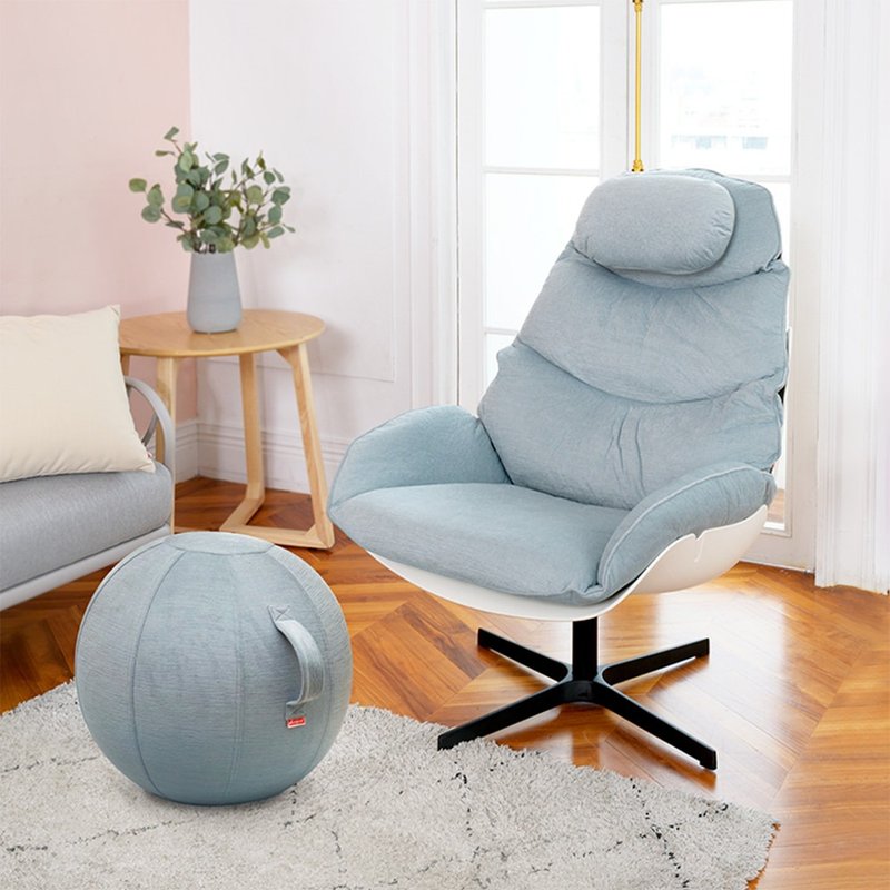 Monstera Muse swivel chair (including yoga ball set 50cm) - Chairs & Sofas - Other Materials 