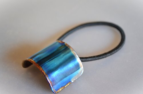 nekohei Titanium hair tie・チタンの髪留め=メルト=