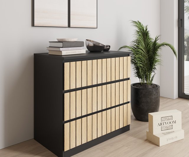 家具引き出しオーバーレイ ikea マルム オーバーレイ 木製