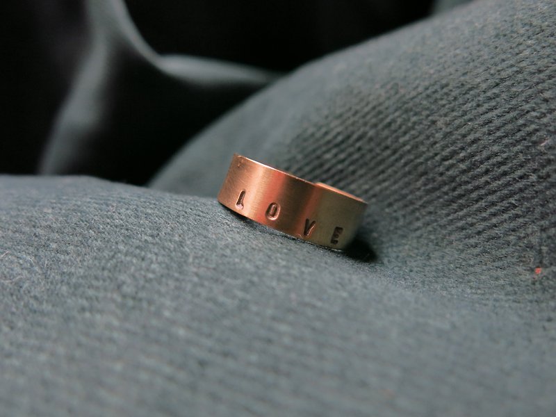 love ring - แหวนทั่วไป - ทองแดงทองเหลือง สีทอง