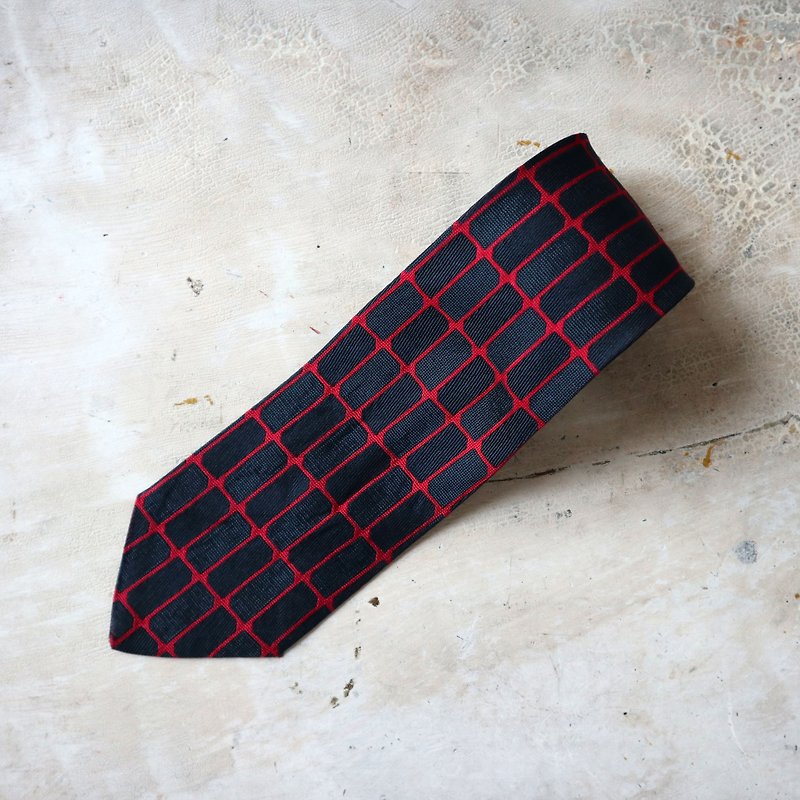 南瓜Vintage。古著 復古 法國製 Yves Saint Laurent 高級 領帶 - 領呔/呔夾 - 絲．絹 