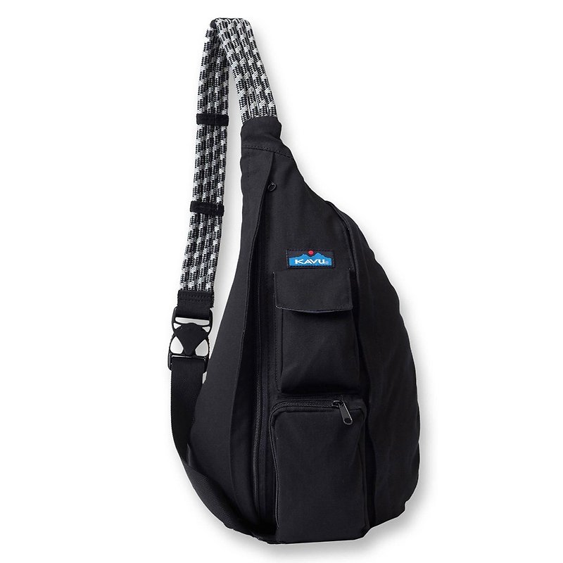 【西雅圖 KAVU】Rope Bag 休閒肩背包 黑色 #923 - 側背包/斜背包 - 其他材質 