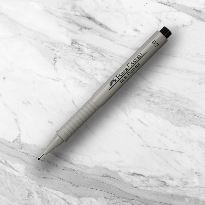 Faber-Castell 代針筆0. 7mm黑色10隻(原廠正貨) - 其他 - 其他材質 黑色