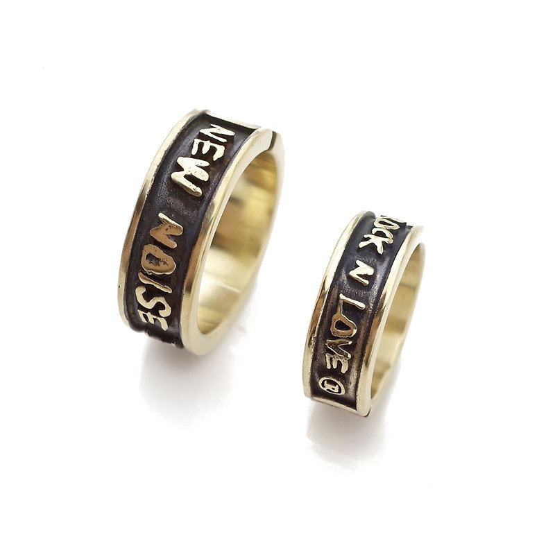ROCK N LOVE ring - General Rings - Other Metals Gold